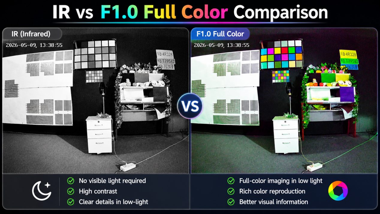 เลนส์แสงน้อย F1.0 ช่วยให้สามารถเฝ้าระวังกลางคืนแบบ Full-Color ได้อย่างไร
